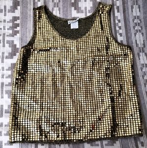 Gold Sequin Blouse